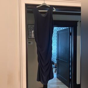 Norma Kamali ruched stretch-jersey mini dres